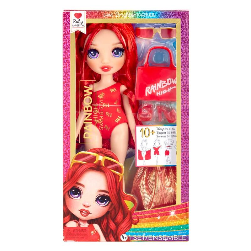 ruby under the sun rainbow high doll 25cm