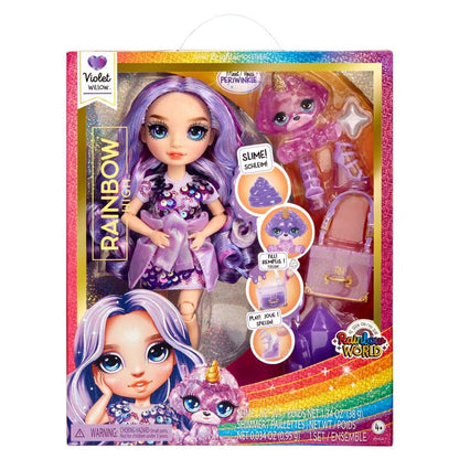 violet rainbow world rainbow high doll 25cm