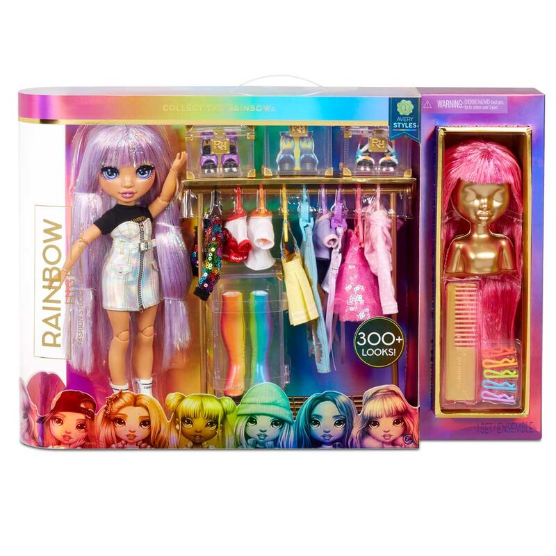 avery fashion studio rainbow high doll 25cm