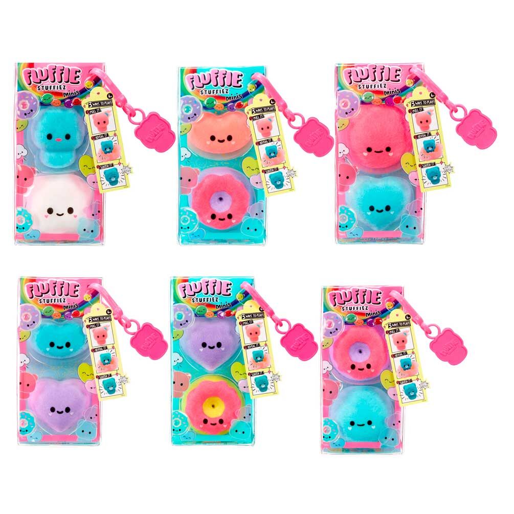 assorted mini fluffie stuffiez plush