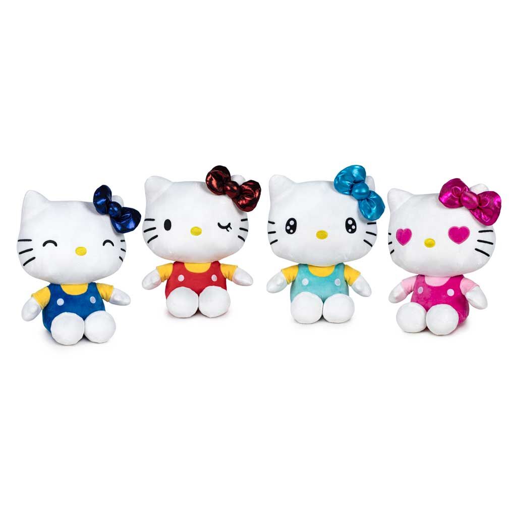 Peluche Hello Kitty 50e anniversaire 16 cm assortie