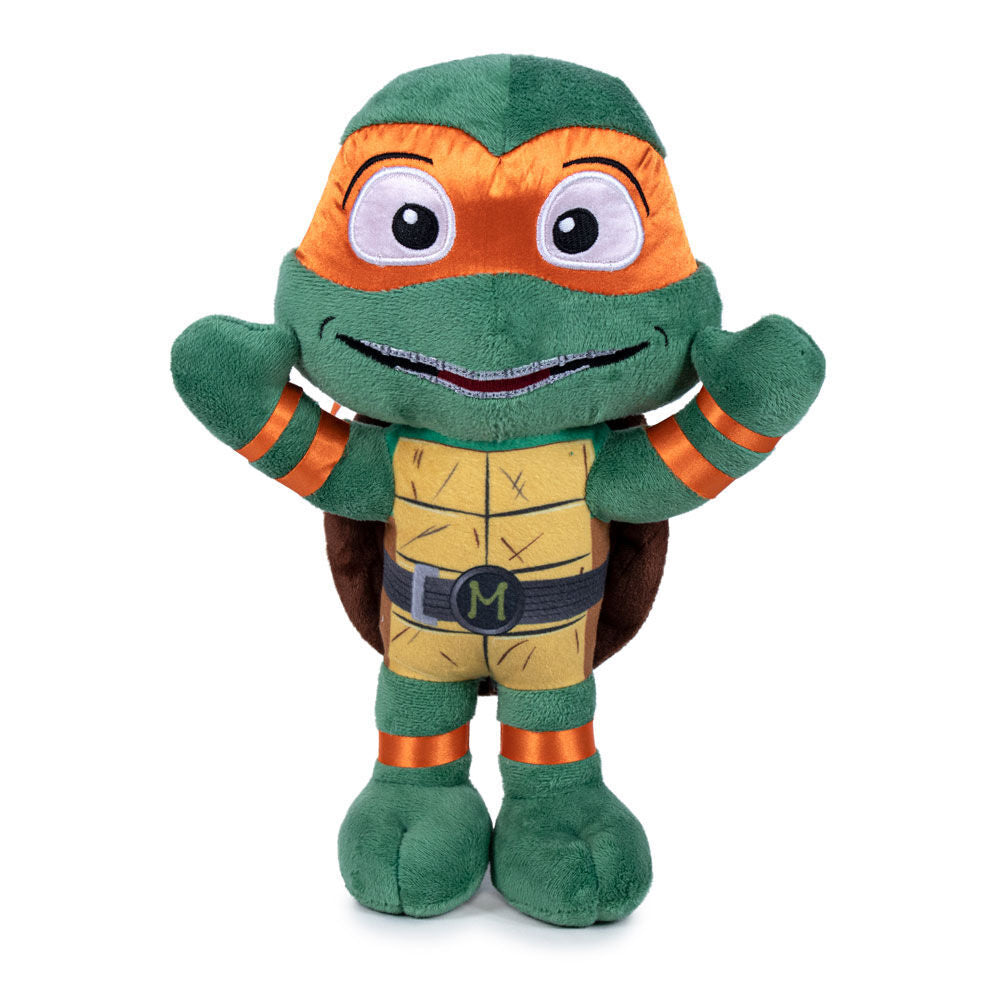 michelangelo mutant mayhem ninja turtles plush 21cm