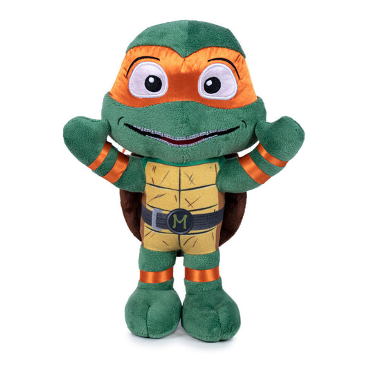 michelangelo mutant mayhem ninja turtles plush 21cm