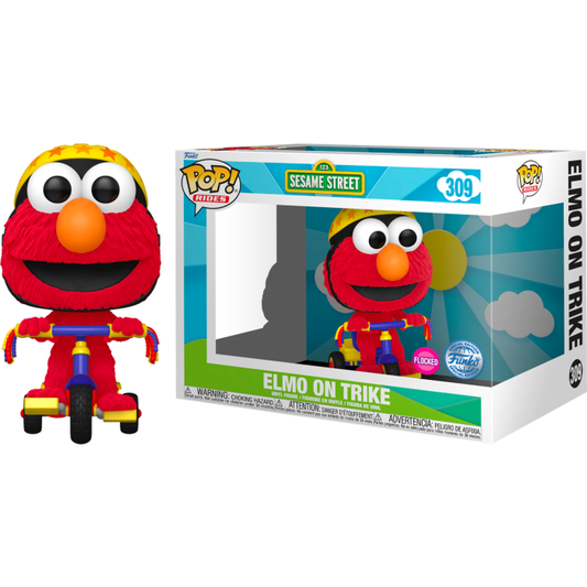 figure pop rider sesame street elmo on trike exclusive