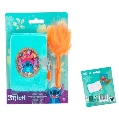 Mini Tagebuch + Stitch Disney Stift