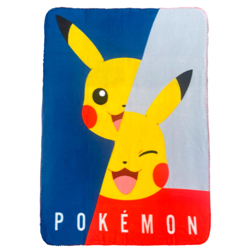 Manta de lã Pikachu Pokémon