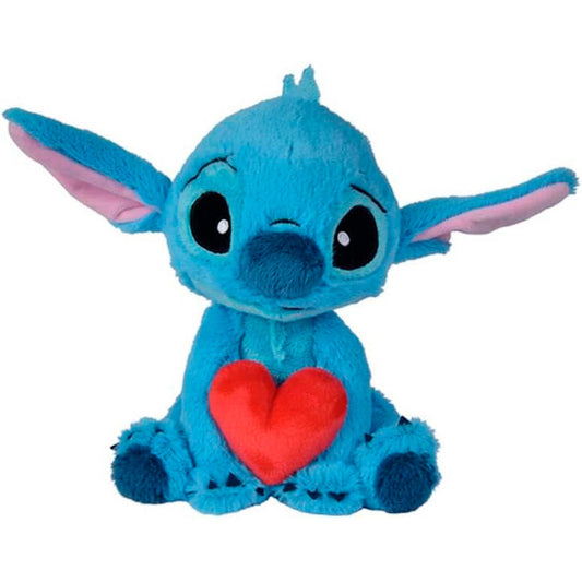 disney stitch heart plush 25cm