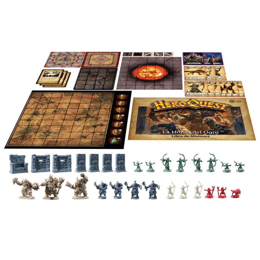 Rozszerzenie gry planszowej Heroquest Ogre Horde (hiszpański)