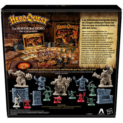 Rozszerzenie gry planszowej Heroquest Ogre Horde (hiszpański)