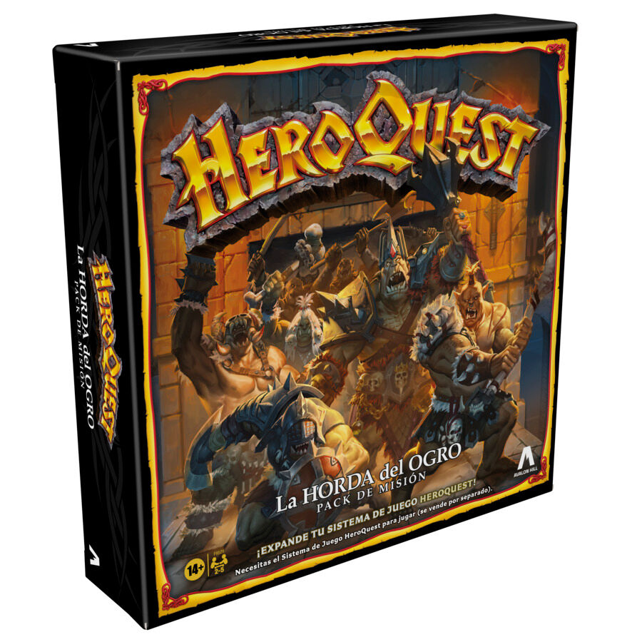 Rozszerzenie gry planszowej Heroquest Ogre Horde (hiszpański)