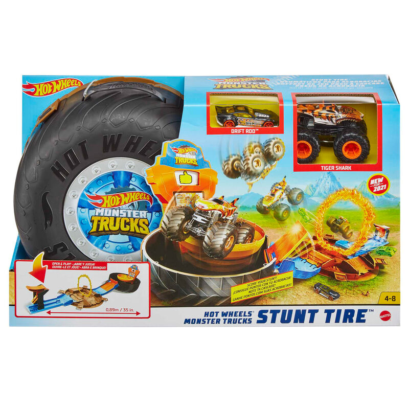 monster trucks hot wheels stunt wheel