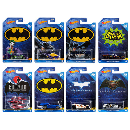 batman dc comics hot wheels car assortment