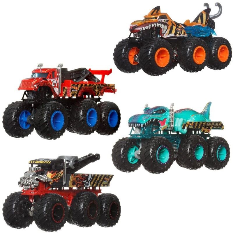 big bigs monster trucks hot wheels assorted car
