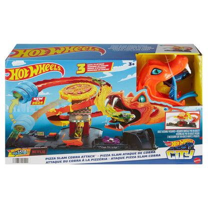 track pizza slam cobra attack hot wheels