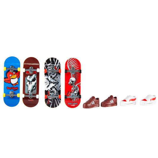 Opakowanie blistrowe zawierające 4 łyżwy Hot Wheels (różne kolory)