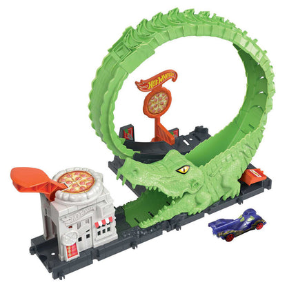 Pista Hot Wheels City Crocodile Attack