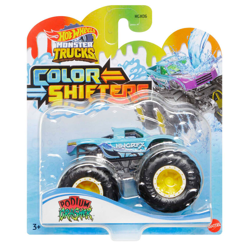 Hot Wheels Sortiment: Monster Trucks mit Farbwechselmechanismus