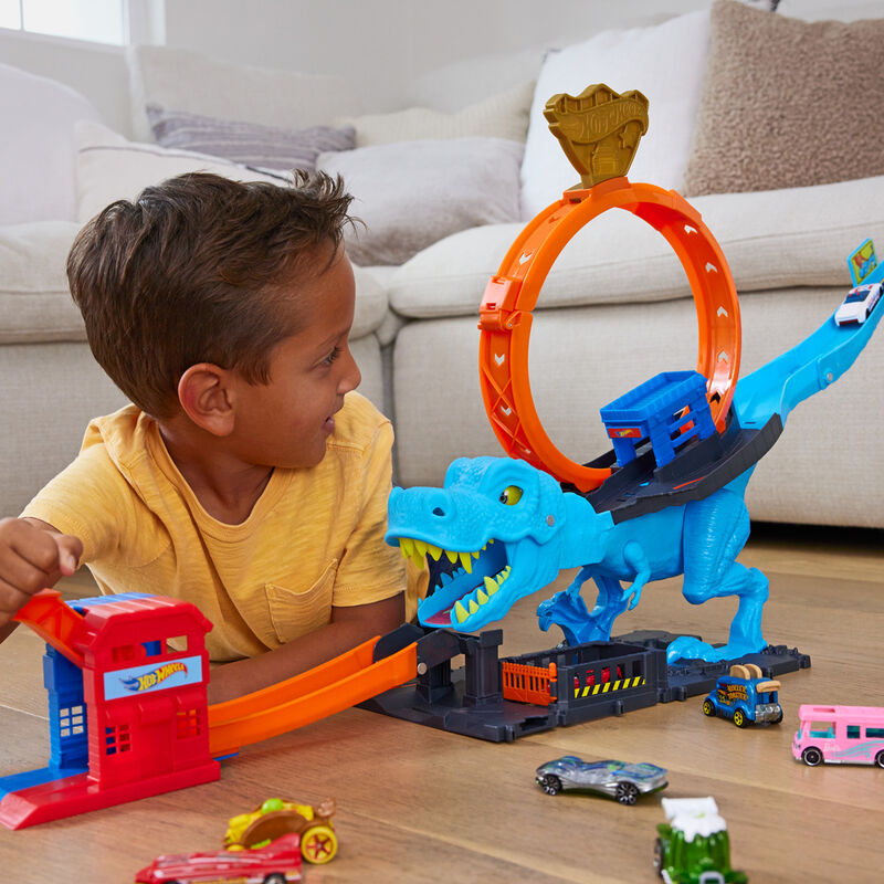 Tor do gryzienia T Rex Hot Wheels
