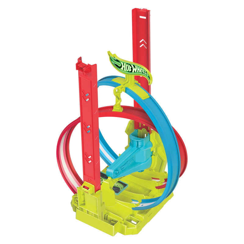 Laser Neon Speeders Hot Wheels Stunt Track