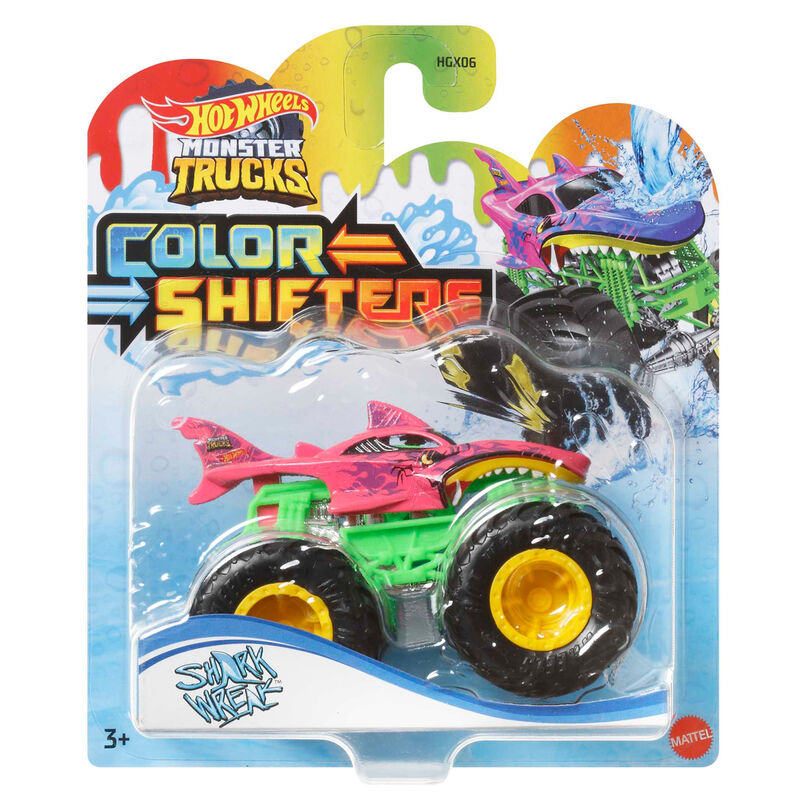 Hot Wheels Sortiment: Monster Trucks mit Farbwechselmechanismus