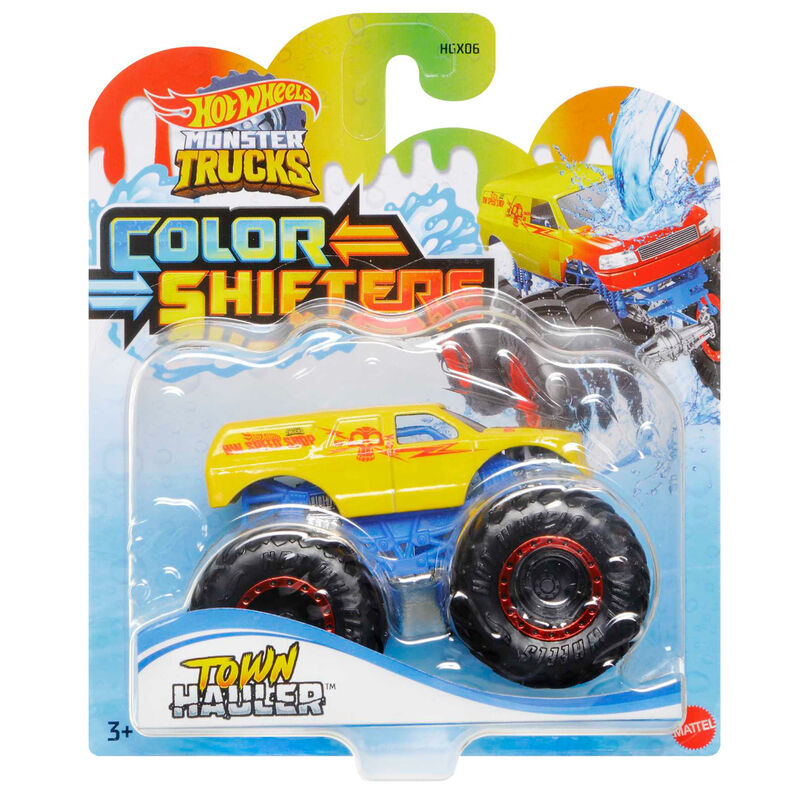 Hot Wheels Sortiment: Monster Trucks mit Farbwechselmechanismus