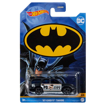Coleção de carrinhos Hot Wheels do Batman da DC Comics