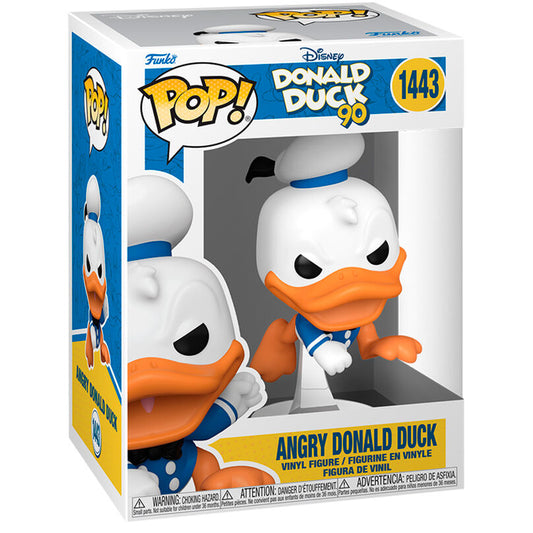 disney 90th anniversary angry donald duck pop figure