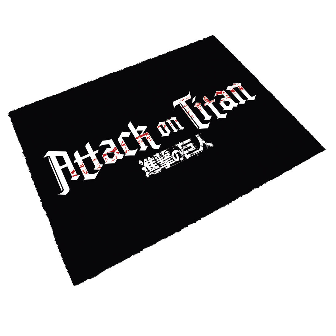 attack on titan logo doormat