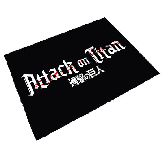 attack on titan logo doormat