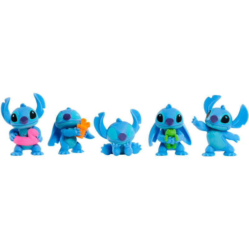 Blister pack of 5 Stitch Disney figures