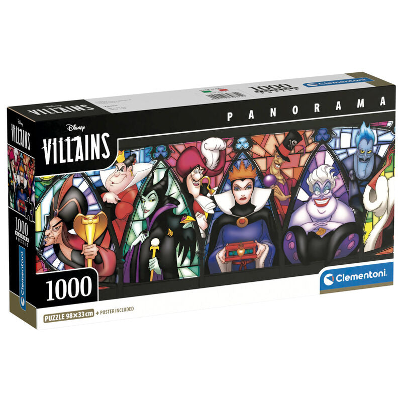 disney villains panorama puzzle 1000 pieces
