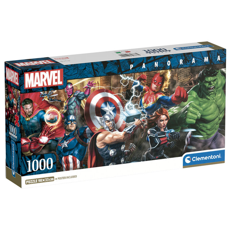 marvel panorama puzzle 1000 pieces