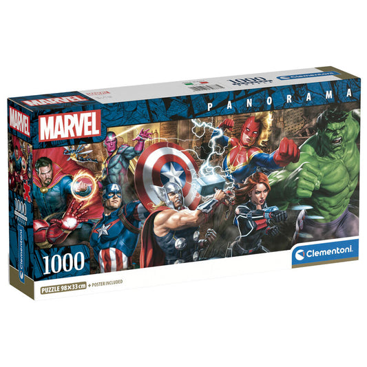 marvel panorama puzzle 1000 pieces