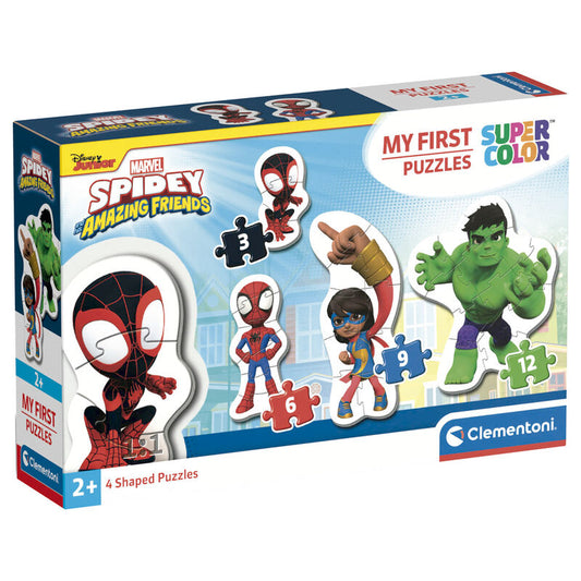 puzzle spidey and his amazing friends marvel 3 6 9 12pcs