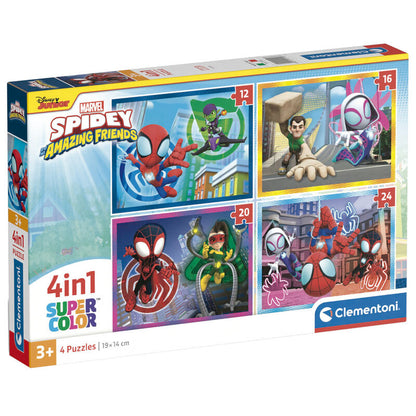 puzzle spidey and his amazing friends marvel 12 16 20 24pcs