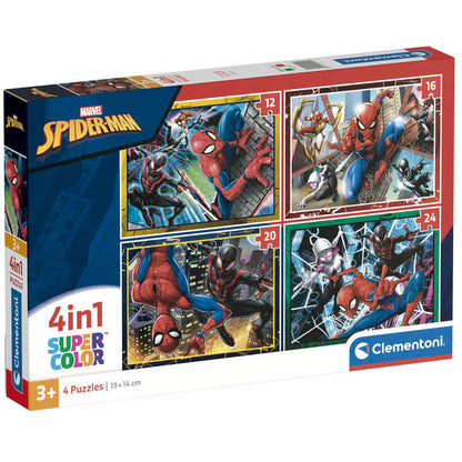 puzzle spiderman marvel 12 16 20 24pcs