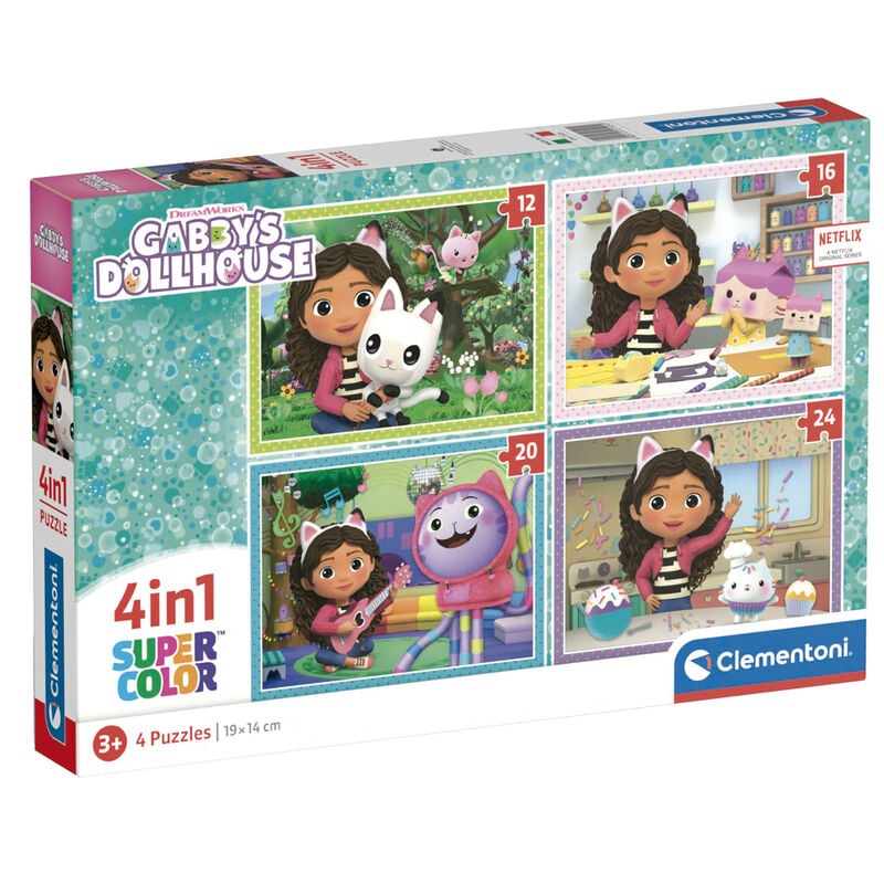 Gabby's Dollhouse Puzzle 12-16-20-24pcs