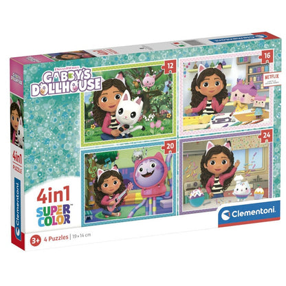 Gabby's Dollhouse Puzzle 12-16-20-24pcs
