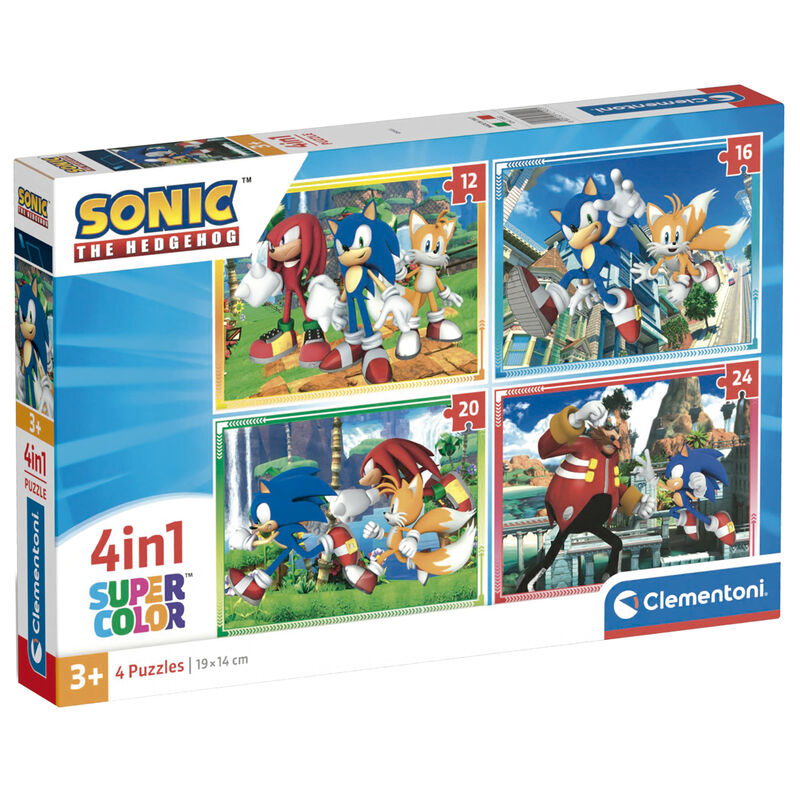puzzle sonic the hedgehog 12 16 20 24pcs