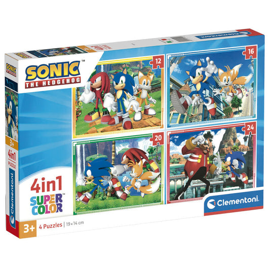 puzzle sonic the hedgehog 12 16 20 24pcs