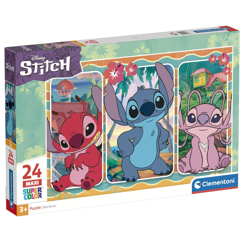 stitch disney maxi puzzle 24pcs