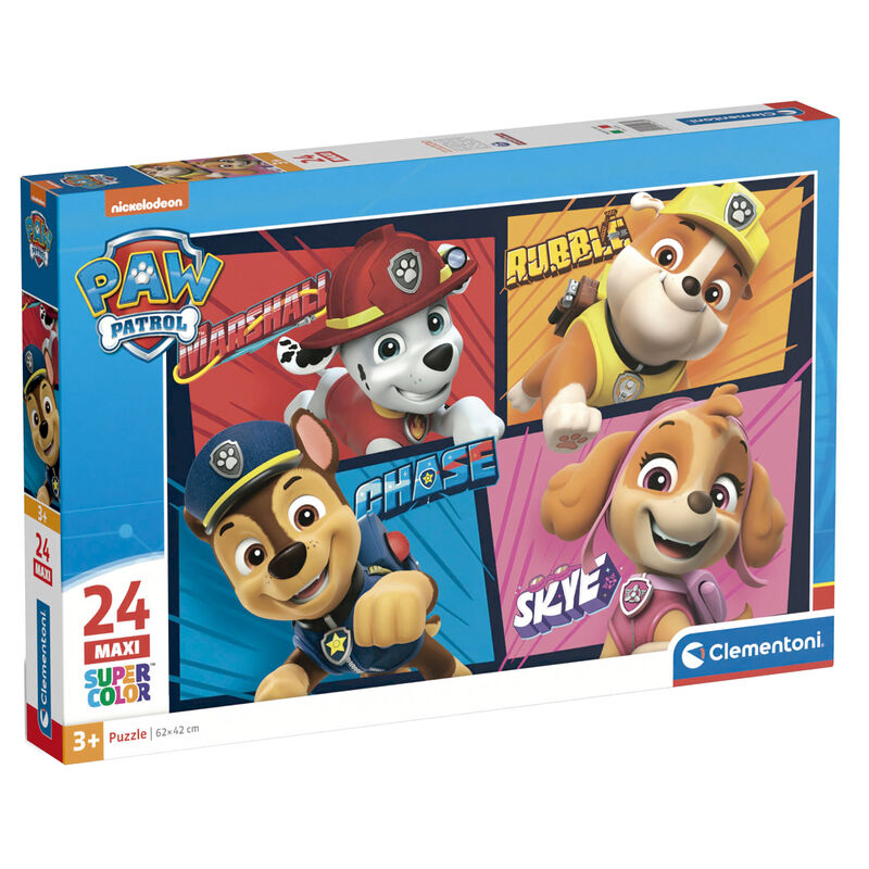 paw patrol maxi puzzle  24 pieces
