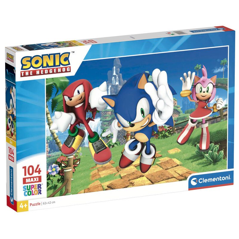 sonic the hedgehog maxi puzzle 104 pieces
