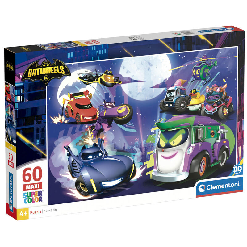 batwheels dc comics maxi puzzle 60 pieces