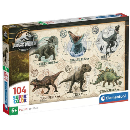Jurassic World Puzzle 104pcs