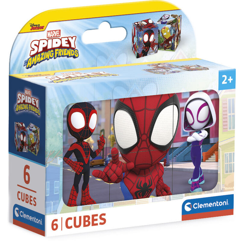 puzzle cube spidey and his amazing friends marvel 6pcs