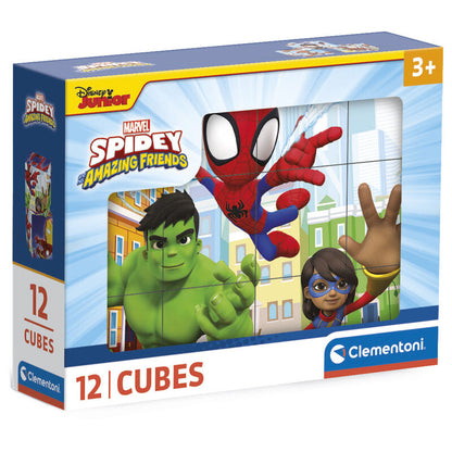 spidey marvel cube puzzle 12pcs