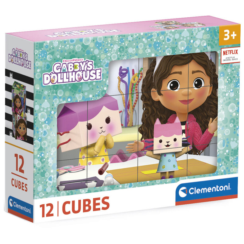 gabby's dollhouse cube puzzle 12pcs
