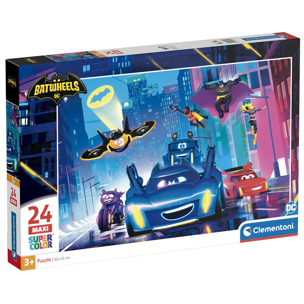 batwheels dc comics maxi puzzle 24pcs