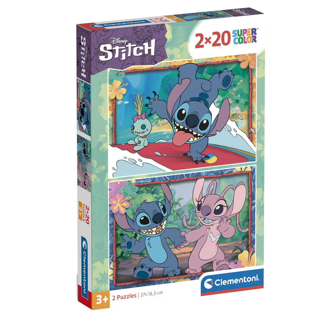 disney stitch puzzle 2x20pcs
